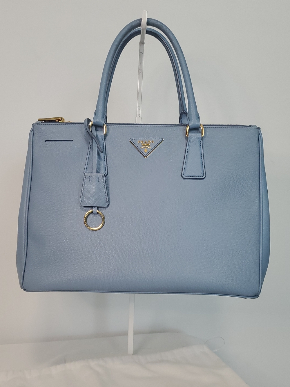 Prada Saffiano Lux Medium Double Zip Tote